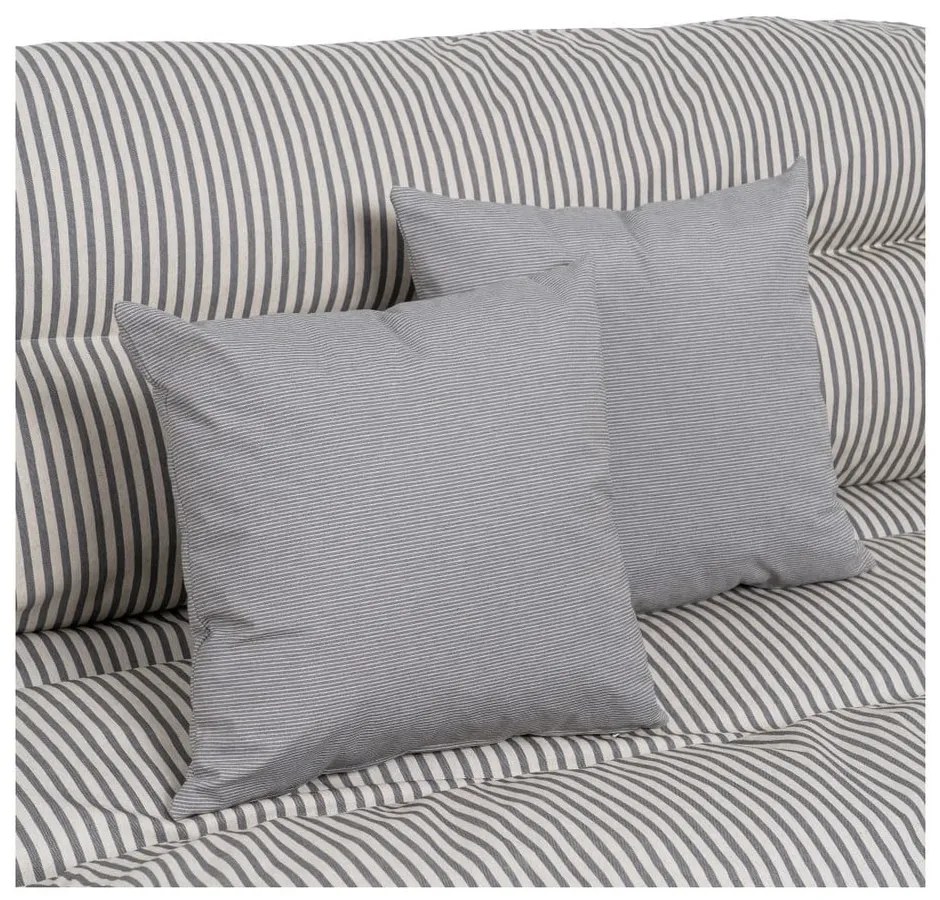 Szaro-beżowe ogrodowe poduszki do siedzenia na palety zestaw 4 szt. 80x112 cm – Ixia