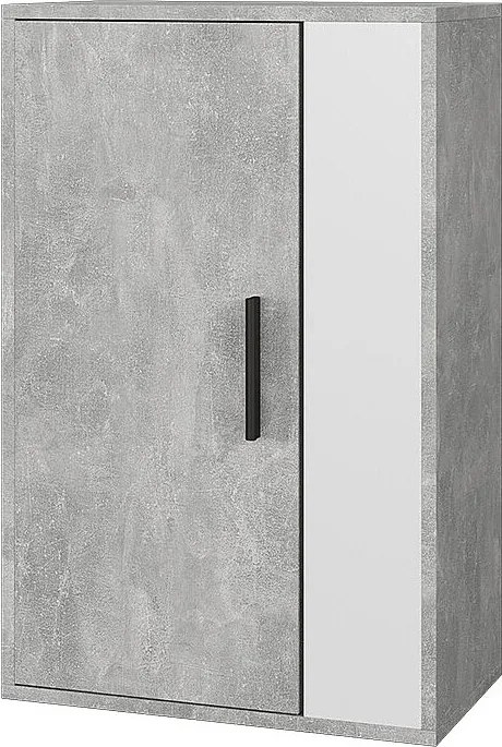Szafka ścienna beton/biały 50.1x28.3x78.4 berno