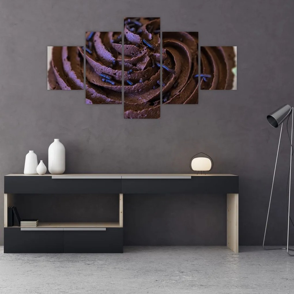 Obraz - Czekoladowa babeczka (125x70 cm)