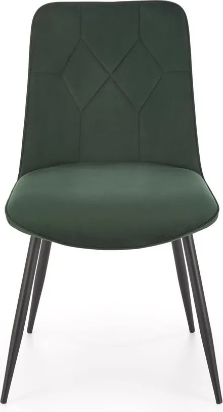 Aksamitne krzesło do jadalni K539