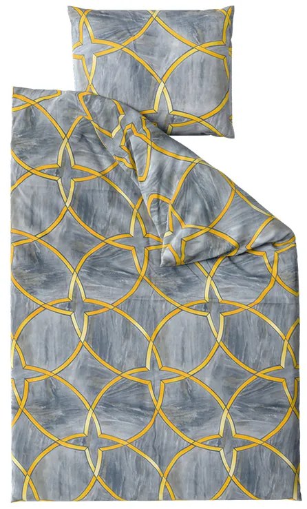 PrzytulneMieszkanie.pl PrzytulneMieszkanie.pl Pościel z mikrofibry RYNETH szara Rozmiar pościeli: 70 x 80 cm | 140 x 200 cm