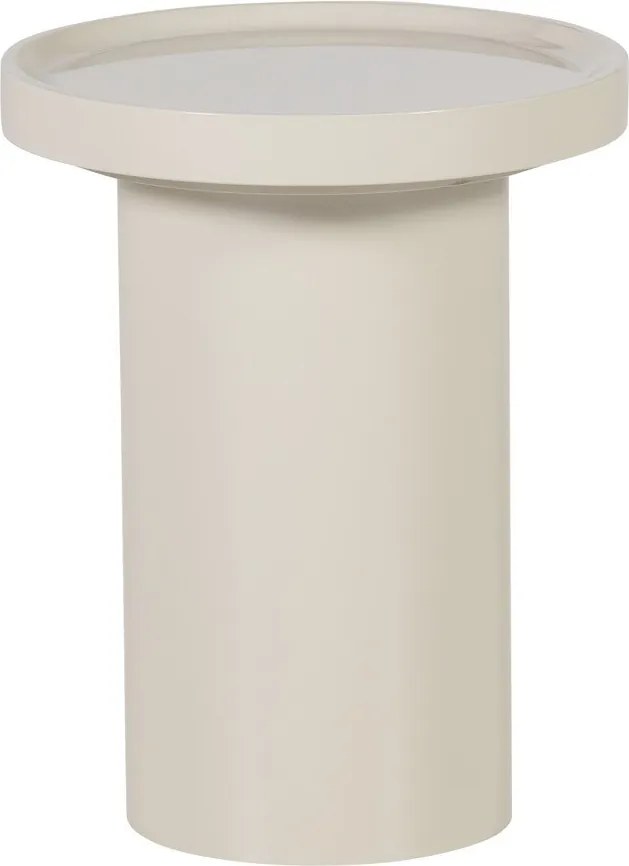 Okrągły stolik z połyskiem ø 40 cm Veluna – WOOOD