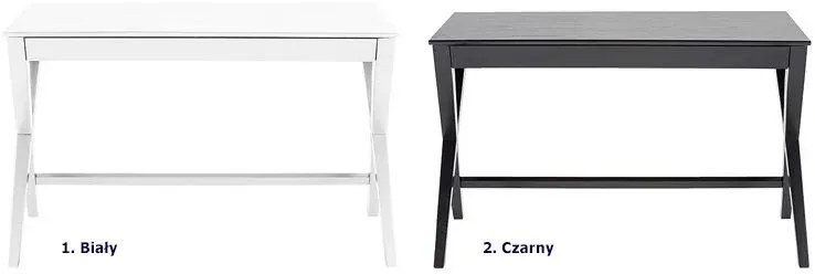 Czarne biurko 120x60 - Anzo