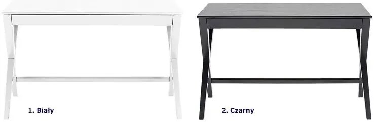 Czarne biurko 120x60 E0-N92