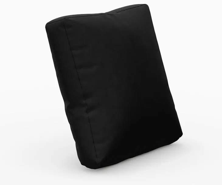 Czarna aksamitna poduszka do sofy modułowej Rome Velvet – Cosmopolitan Design