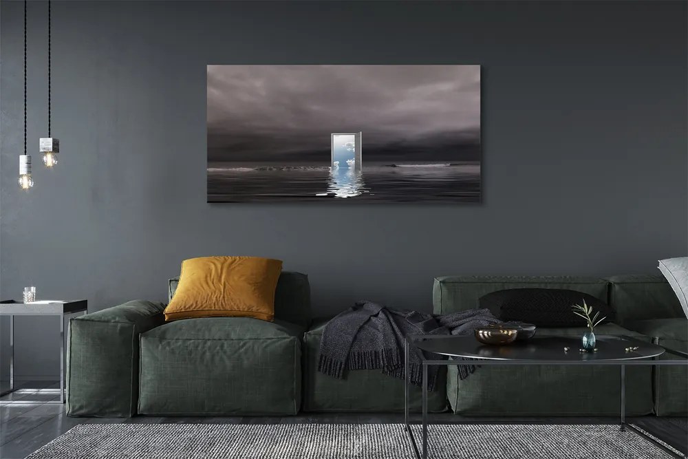Obraz na płótnie Drzwi na Granicy Morza i Nieba