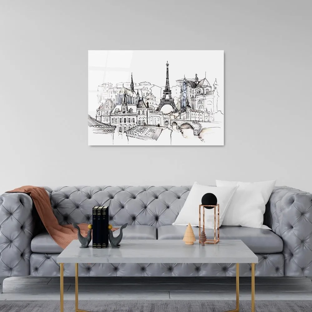 Szklany obraz 70x100 cm Paris – Wallity