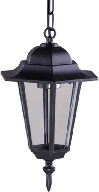 Czarna lampa zewnętrzna wisząca - S332 C5-C00