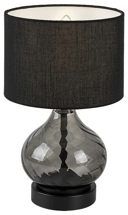 Rabalux 74034 dekoracyjna lampa stołowa Pirelo, E14, 1x maks. 25 W, czarny