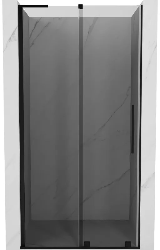 Mexen Velar L drzwi prysznicowe rozsuwane 120 cm, grafit, czarne - 871-120-003-41-70