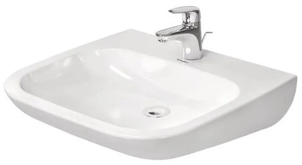 Duravit 23136000002 - Umywalka wisząca D-CODE 60x55 cm ceramika/biały połysk
