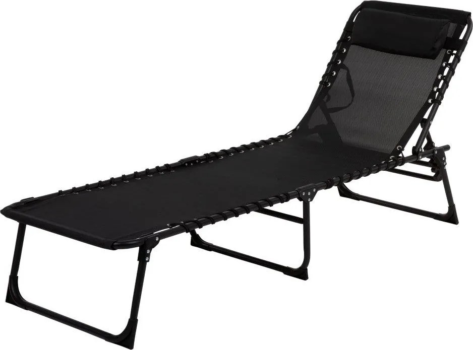 Łóżko ogrodowe Toluca czarne PATIO