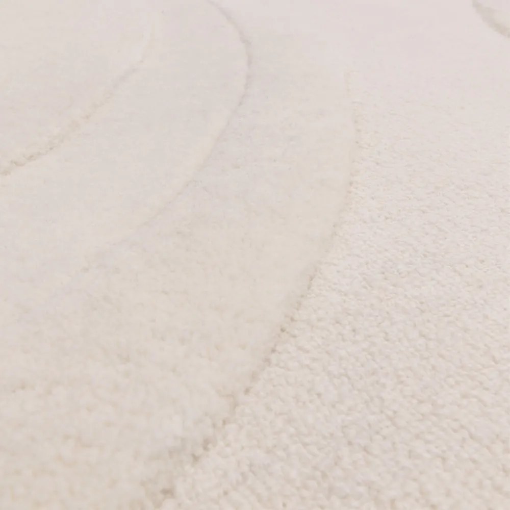 Biały dywan wełniany 200x290 cm Olsen – Asiatic Carpets