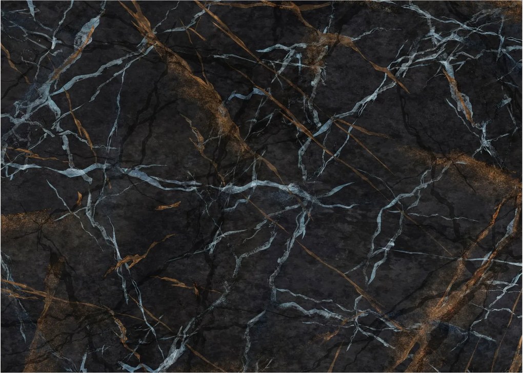 Obraz - Czarny marmur (70x50 cm)