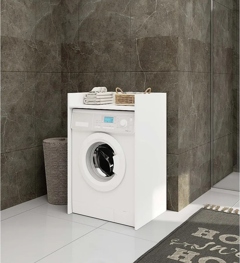 Obudowa na pralkę AKORD FIN Biała 64 cm kolor Biały 1 półka 64x50x98 cm