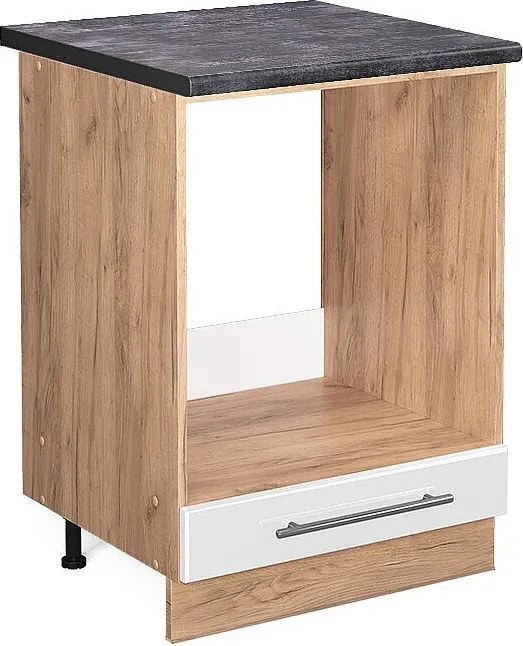 Szafka kuchenna biały wysoki połysk 60x60x82 fame-line