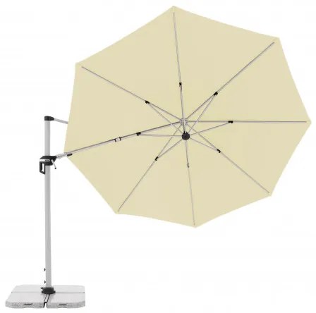ACTIVE 370 cm - wahadłowy parasol ogrodowy z drążkiem bocznym : Substancja Desen - 820