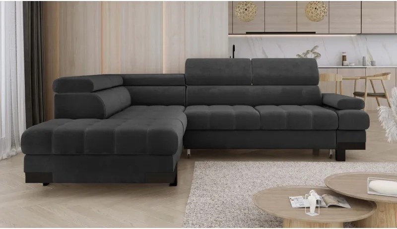 Narożnik SELVA L z funkcją spania i pojemnikiem SALVADOR 16 WERSAL