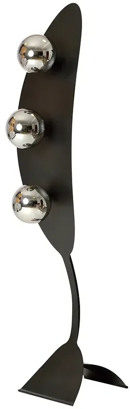 Nowoczesna lampa podłogowa z grafitowymi kloszami P8-T59