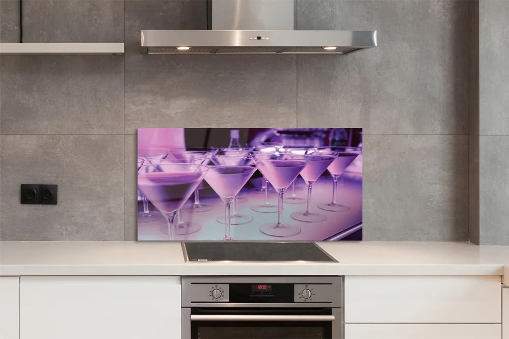 Szklany Panel Wykwintne Koktajle w Szkle