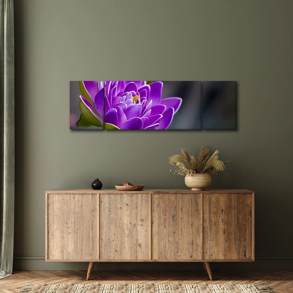 Obraz kwiatu (170x50 cm)