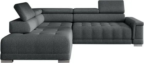 Narożnik CAMPO L z elektryczną regulacją siedziska Lewostronny w tkaninie MEMPHIS 06 WERSAL