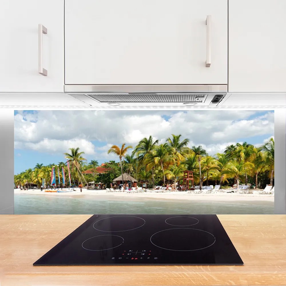 Panel Kuchenny Palmy Nad Rajską Plażą