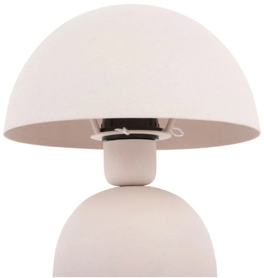 Kremowa lampa stołowa (wys. 29 cm) Boaz – Leitmotiv