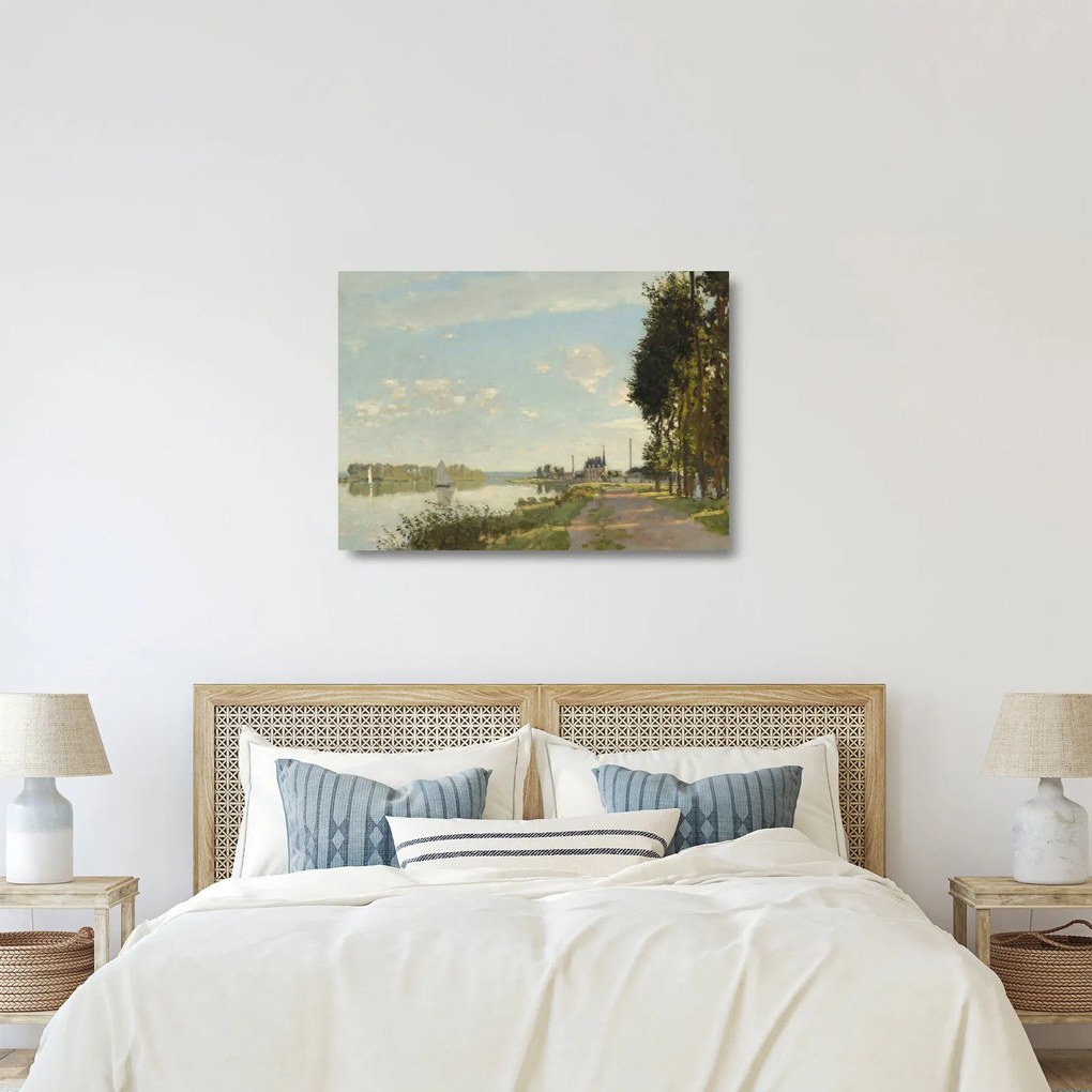 Obraz na szkle - Claude Monet, Argenteuil, reprodukcje (70x50 cm)