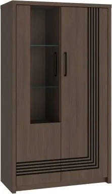 Dwudrzwiowa witryna z lamelami Eufemius 621