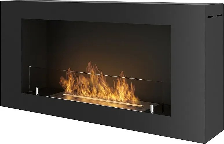 Kominek ścienny na bioetanol BlackBox 910 SimpleFire z szybą