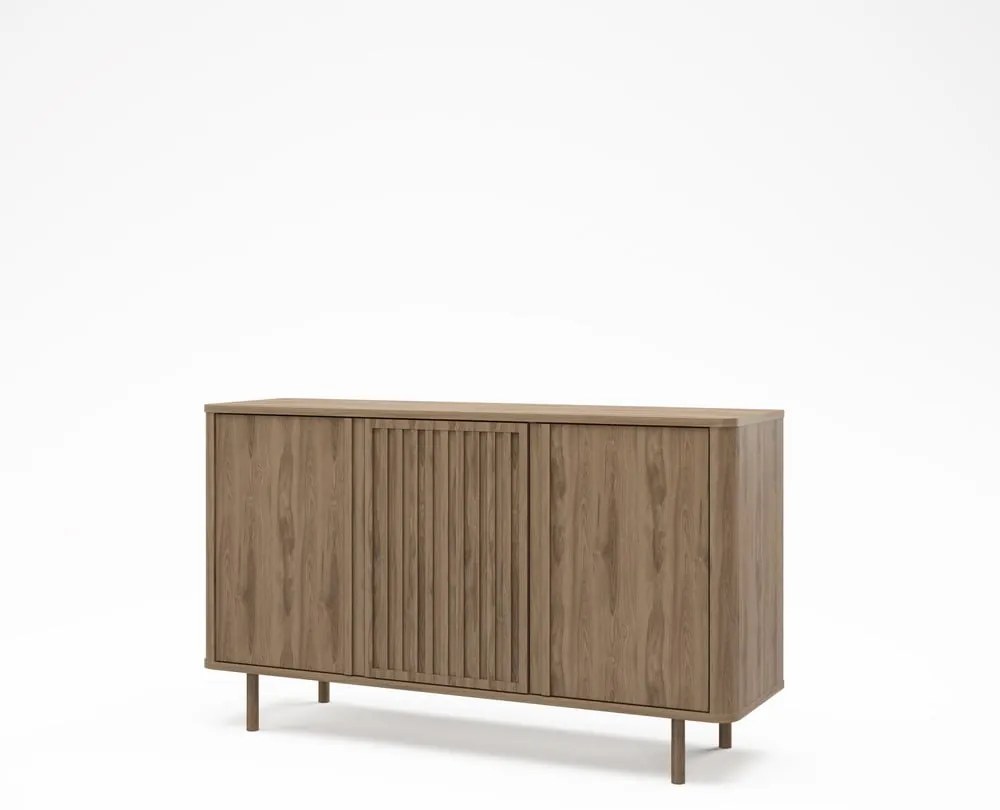 Komoda w dekorze dębu w naturalnym kolorze 138x80x40 cm Salma – Marckeric