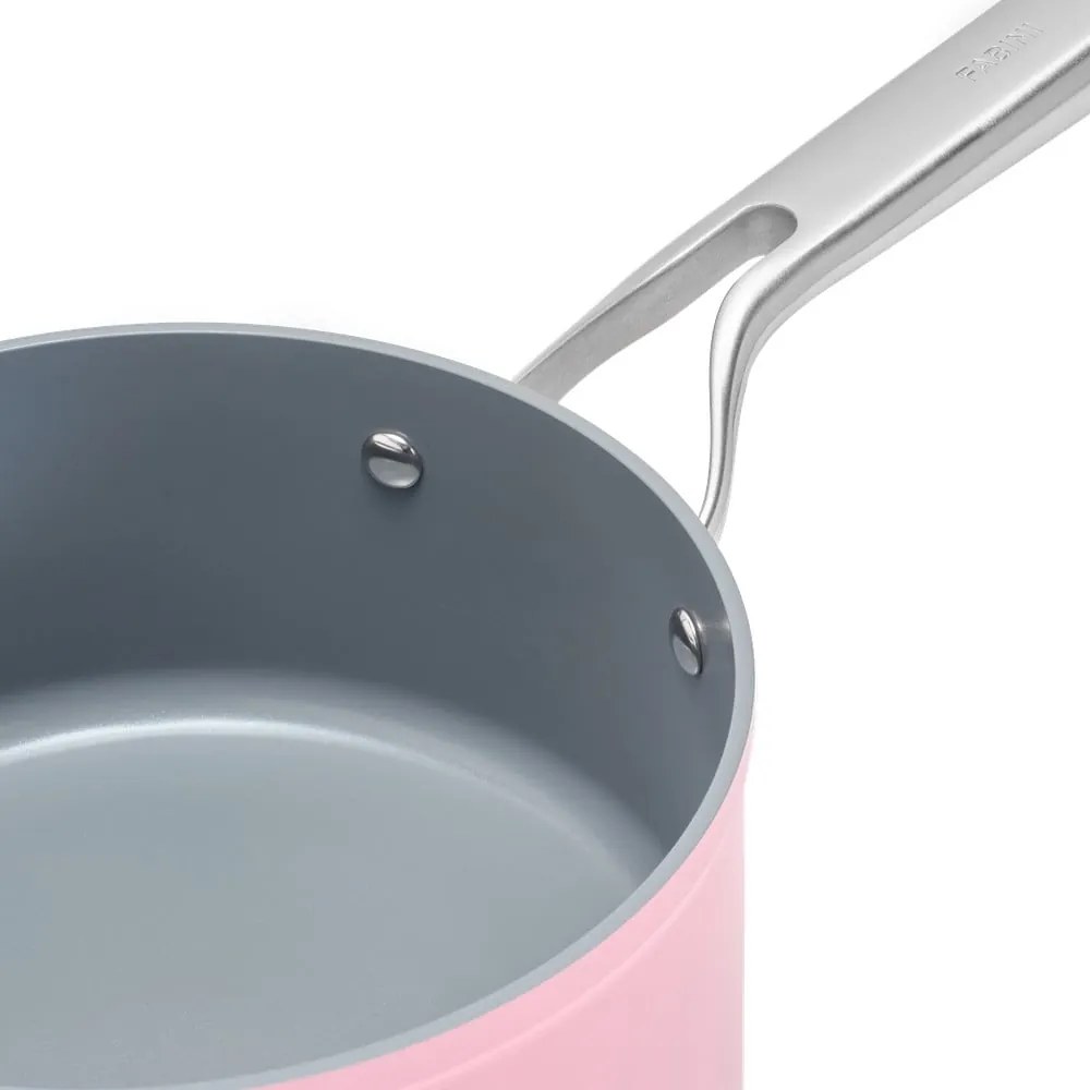 Garnek aluminiowy z pokrywką/z nieprzywierającą powierzchnią odpowiedni na indukcję 2,4 l Meda 3.0 – FABINI