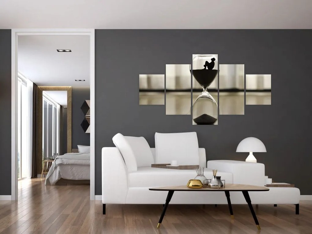Obraz klepsydry (125x70 cm)