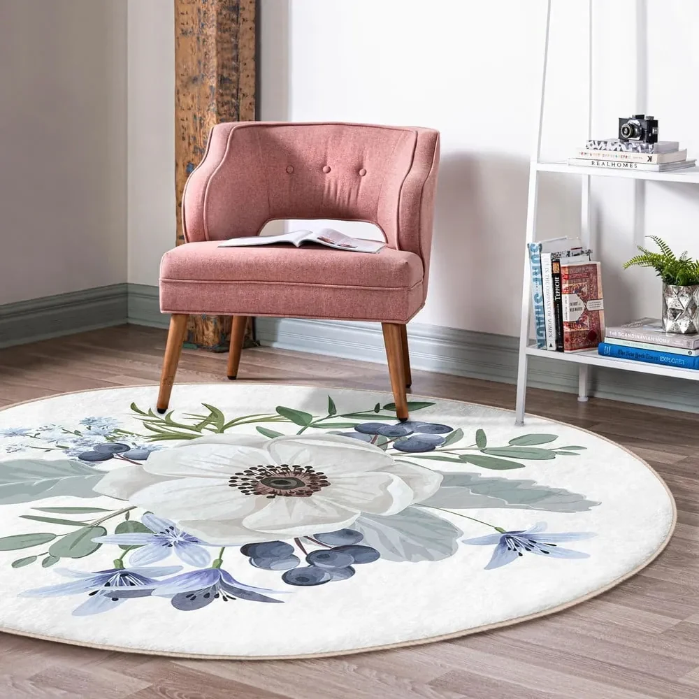 Okrągły dywan odpowiedni do prania i robotów sprzątających ø 120 cm Comfort – Mila Home