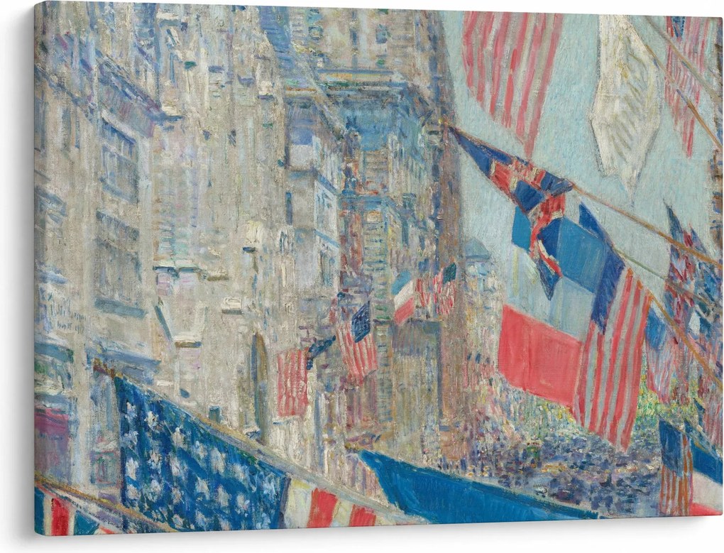 Obraz - Childe Hassam, Allies day, reprodukcje (70x50 cm)