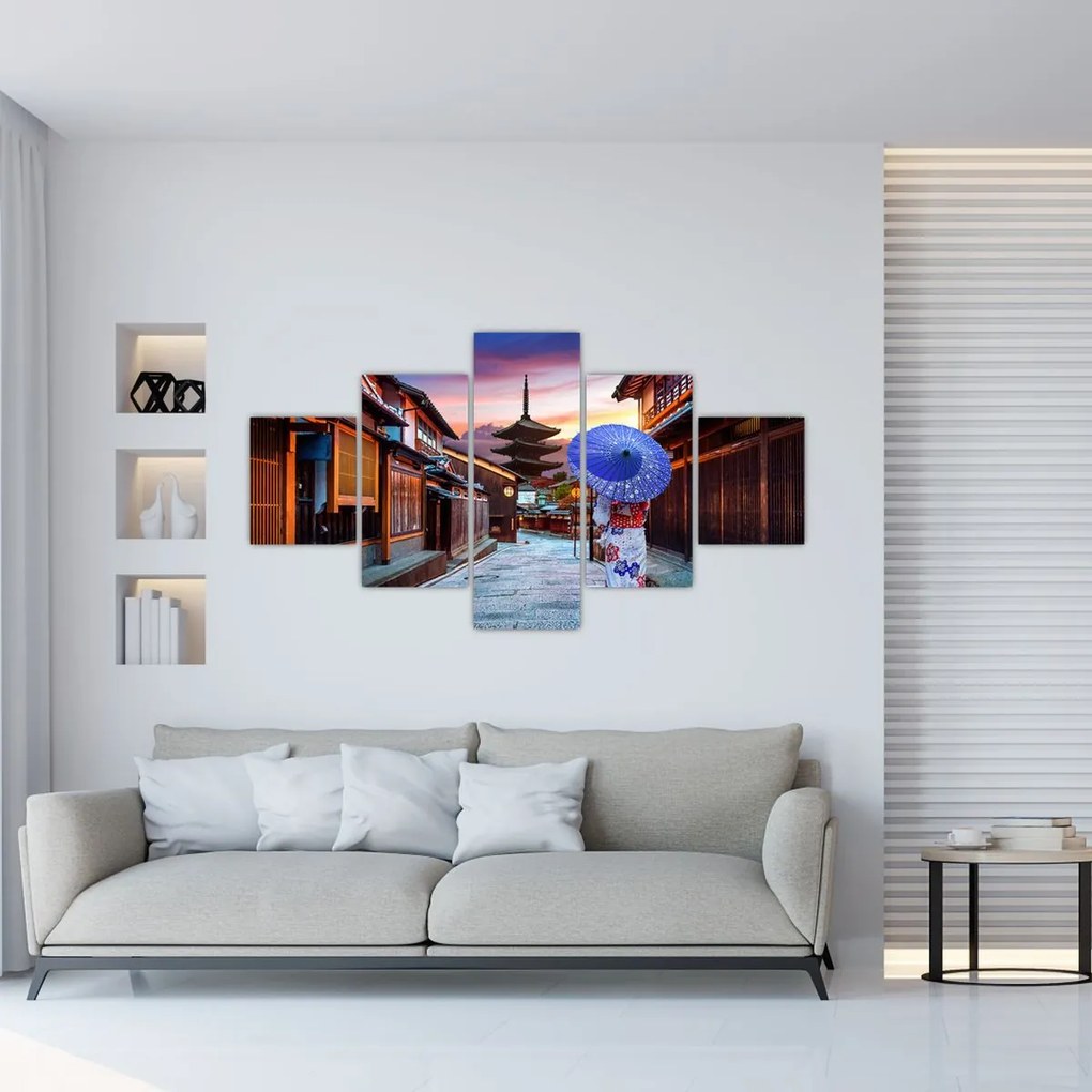 Obraz - Azjatka (125x70 cm)
