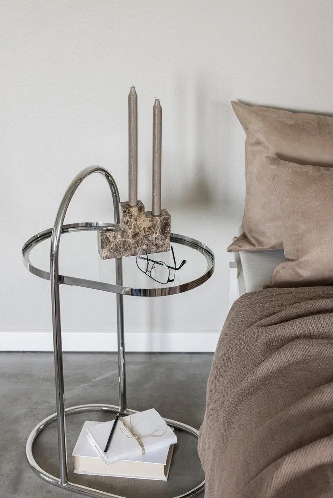 Stolik ze stali nierdzewnej 34,5x51 cm Moves – Mette Ditmer Denmark