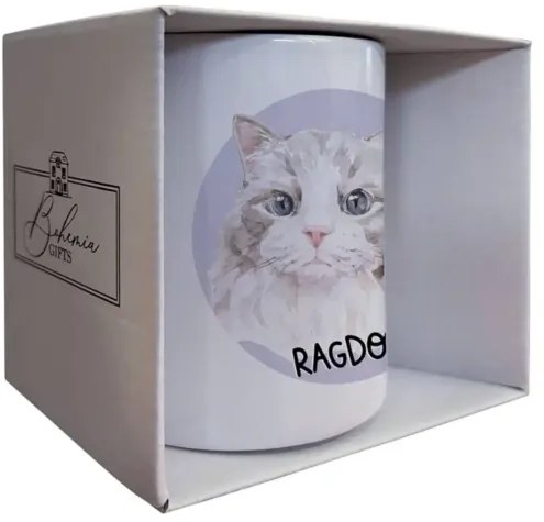 Bohemia Gifts Ceramiczny kubek - Ragdoll, 350 ml