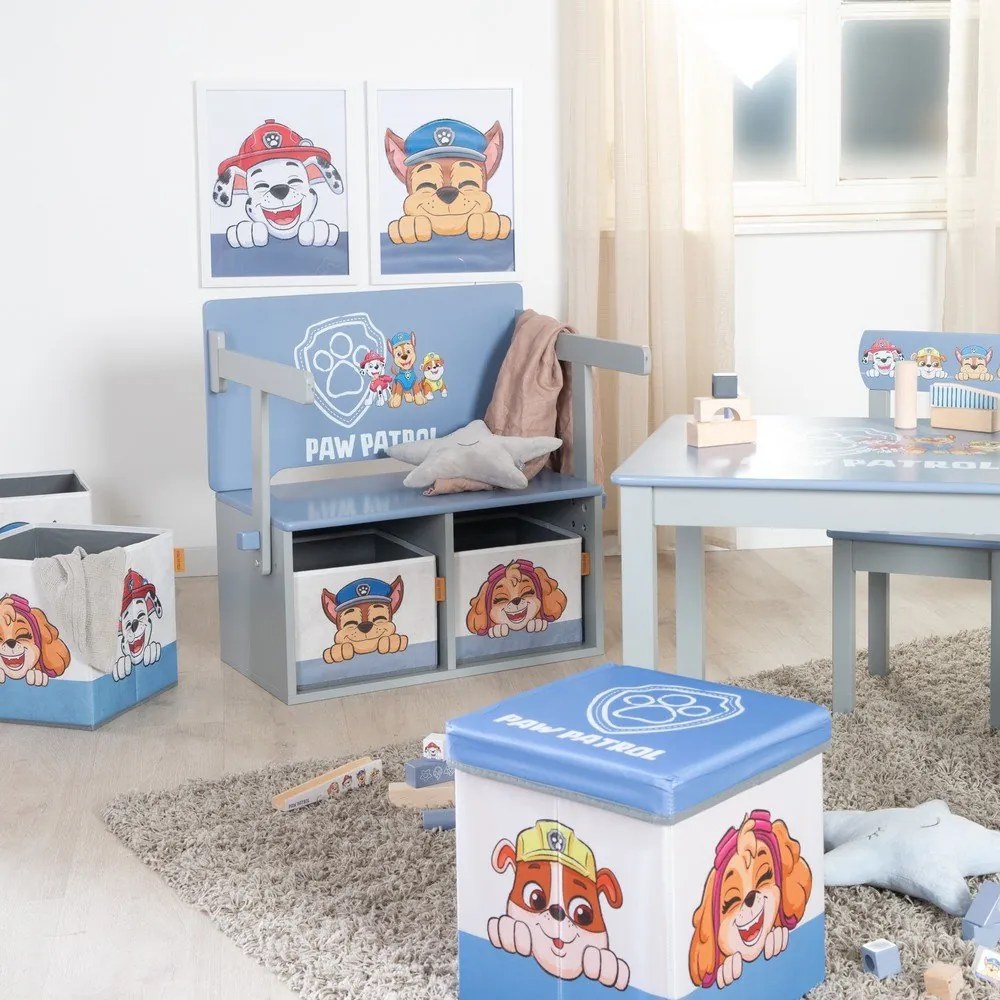 Niebieska ławka dziecięca Paw Patrol – Roba