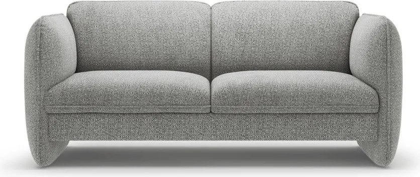 Jasnoszara sofa z tkaniny szenilowej 168 cm Georgia – Micadoni