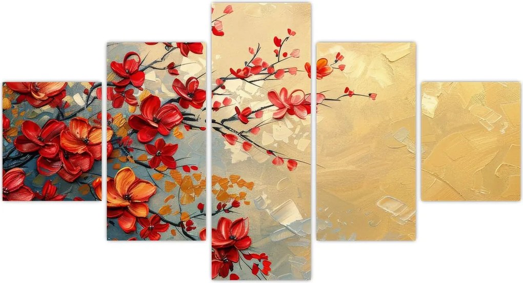 Obraz - Kwitnące drzewo (125x70 cm)