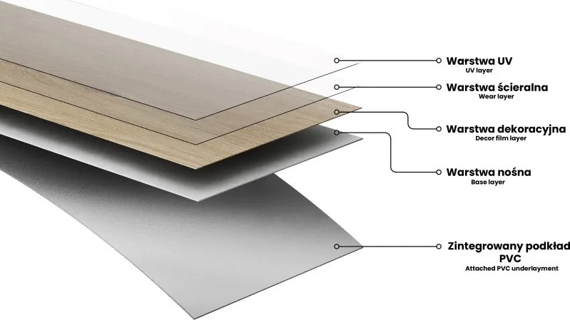 Mexen Bardiglio panele winylowe 610 x 305 mm LVT Dryback 2,5 mm, podkład PVC, 4 V-Fuga, Kamień - F1445-0610-305-255-4V1-01
