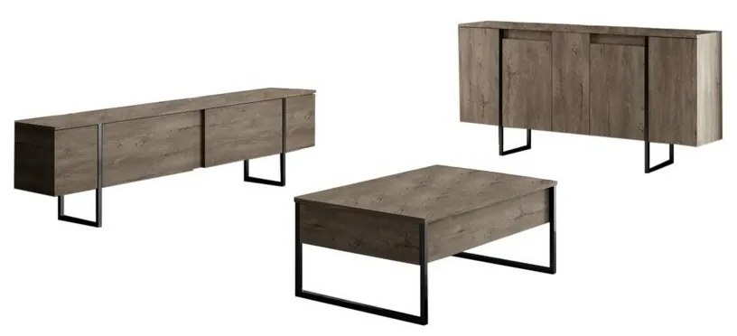 Szafka Luxe Walnut and Black