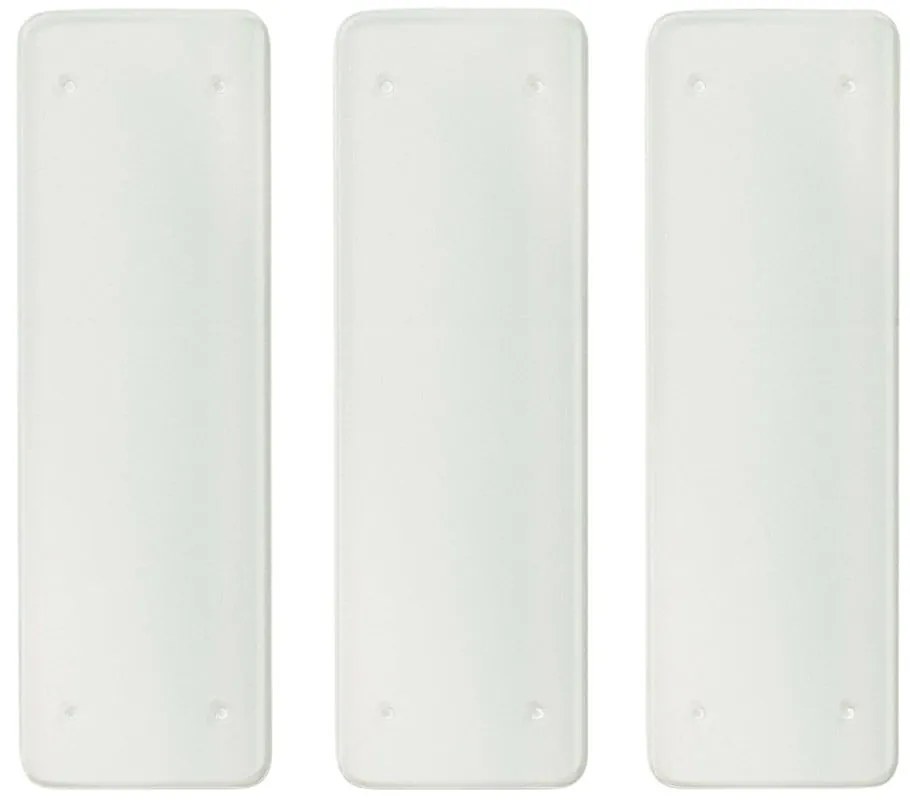 Szklany komponent – półka 3 szt. 90x1 cm Sitra – Kave Home