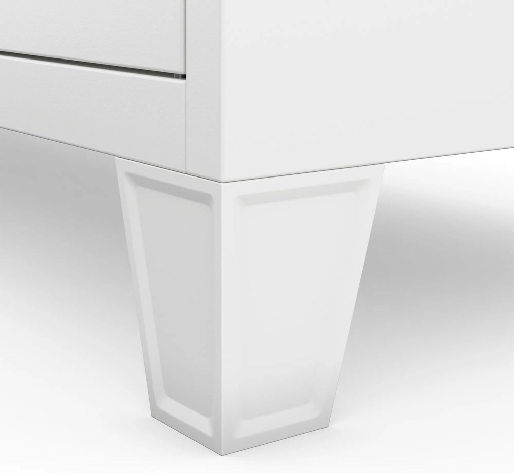 Szafa skrytkowa socjalna BHP biała: ROBERT 1360 x 1720 x 450 mm