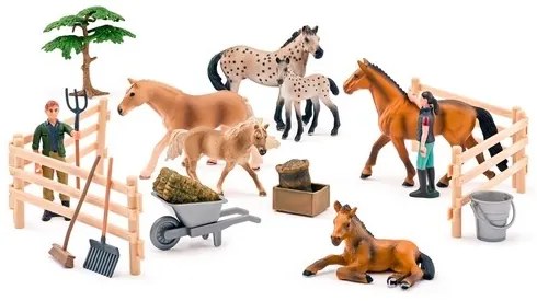 Faunica Zestaw koników z groszakiem