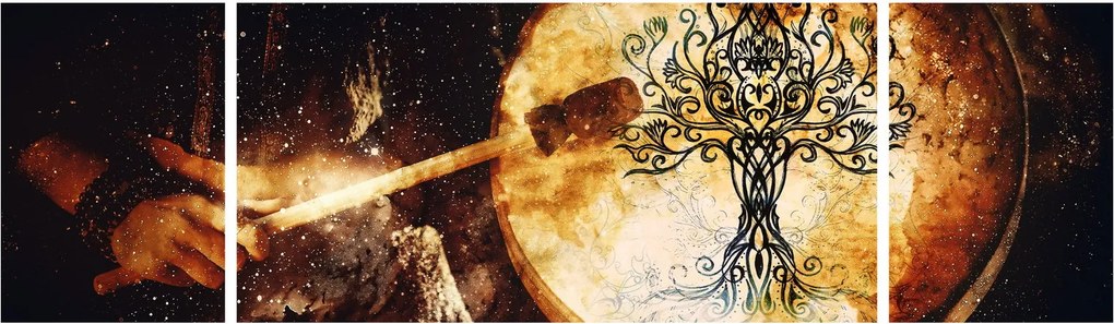 Obraz - Tajemnicze drzewo życia (170x50 cm)