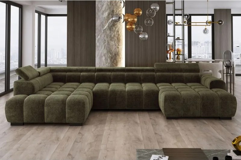 Narożnik BULL XL Lewostronny z elektryczną funkcją regulacji tkanina Eden 16 WERSAL