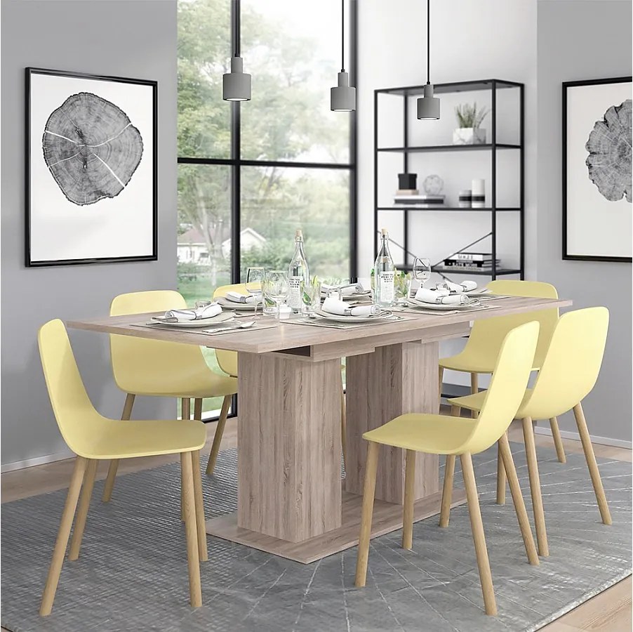 Stół jadalny sonoma 140x90x76 dix